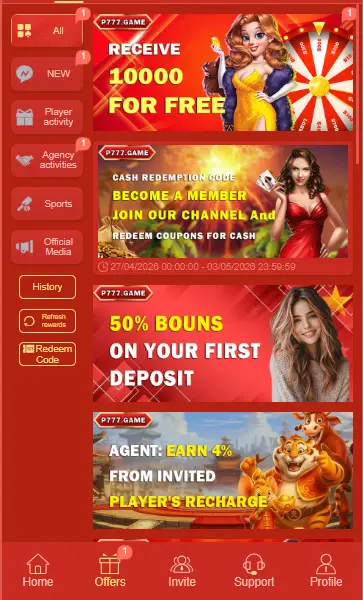 p777 game offers